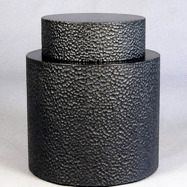 Table #13 in carved, blackened maple by John Eric Byers for RUNE, New York.