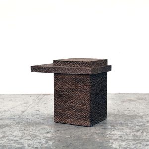 BWT4 Table in carved American walnut by John Eric Byers for RUNE, New York.